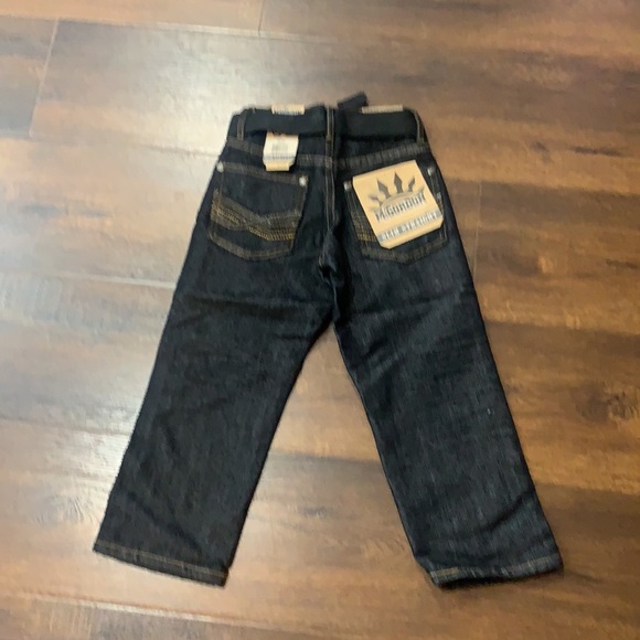 New BOY’S M. Gordon Black DENIM JEANS STRAIGHT LEG - Picture 5 of 14